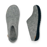 Glerups The Slip-On with Natural Rubbery Sole | Honey Grey