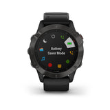 Garmin Fenix 6 Sapphire GPS Smartwatch Gray - Black Band, 010-02158-10