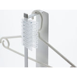 Yamazaki Plate Magnet Laundry Hanger Storage Rack Large | White