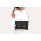 Kiko Leather Flap Clutch