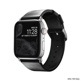 Nomad Modern Slim Apple Watch Leather Strap 40mm / 38mm | Black