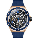 Brera Milano Supersportivo Evo Automatic Watch | Aluminum/IP Navy Blue/Navy Strap
