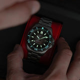 Spinnaker Watch Tesei Titanium Automatic | Black Dial with Titanium Case