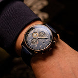 AVI-8 Watch Hawker Hurricane Classic Chronograph | Genuine Leather Strap