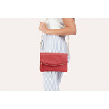 Kiko Leather Flap Clutch