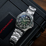 Spinnaker Watch Tesei Titanium Automatic | Black Dial with Titanium Case
