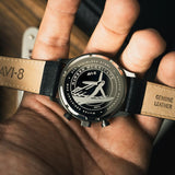 AVI-8 Watch Hawker Hurricane Classic Chronograph | Genuine Leather Strap