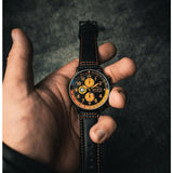 AVI-8 Watch Hawker Hurricane Classic Chronograph | Genuine Leather Strap