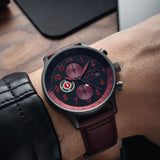 AVI-8 Watch Hawker Hurricane Classic Chronograph | Genuine Leather Strap