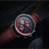 AVI-8 Watch Hawker Hurricane Classic Chronograph | Genuine Leather Strap
