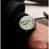 AVI-8 Hawker Hurricane Mckellar Dual Time Watch | Brown Beige