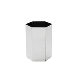 Danese Milano Sicilia Lightweight Wastepaper Basket | Polished Stainless Steel