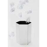 Danese Milano Sicilia Lightweight Wastepaper Basket | Polished Stainless Steel