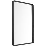 Menu Design Norm Rectangular Wall Mirror | Black