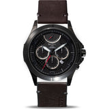 MTM Special Ops 42 Oconus Watch | Black/Black II/Leather Black