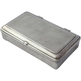 Match Rectangle Lidded Box with Leather | No Divider
