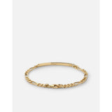 Miansai 3Mm Id Figaro Chain Bracelet, Gold Vermeil | Polished Gold