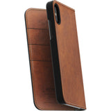 Nomad Folio Case for iPhone X | Horween Brown Leather