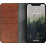 Nomad Folio Case for iPhone X | Horween Brown Leather