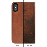 Nomad Folio Case for iPhone X | Horween Brown Leather