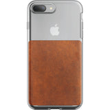 Nomad Case for iPhone 7/8 Plus | Clear/Horween Brown Leather