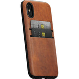 Nomad Card Case for iPhone X | Horween Brown Leather