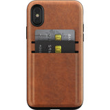 Nomad Card Case for iPhone X | Horween Brown Leather