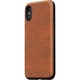 Nomad Rugged Case for iPhone X | Horween Brown Leather