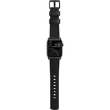 Hello Nomad Modern Leather Apple Watch Strap | Black Hardware / Black Leather NM1A41BM00