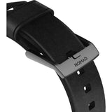 Hello Nomad Modern Leather Apple Watch Strap | Black Hardware / Black Leather NM1A41BM00