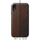 Nomad Case iPhone XR | Rustic Brown Rugged Leather