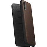 Hello Nomad Folio Leather Case for iPhone X | Rustic Brown NM21FROHOO