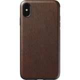 Hello Nomad Rugged Leather Case for iPhone XS Max | Rustic Brown Leather NM21TR0000