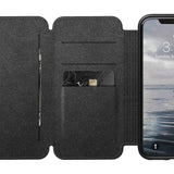 Hello Nomad Folio Tri-Fold Leather Case for iPhone XS Max | Rustic Brown Leather NM21TR0H50