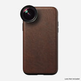 Nomad Rugged Leather iPhone X/XS Case for Moment Lens-Rustic Brown