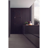 Nomon Delmori N Dowuble Ring Wall Clock | Black/Walnut/Chromed Brass