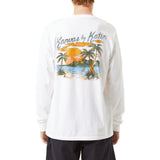 Katin Paradise Long Sleeve Tees | White