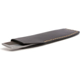 Ezra Arthur No. 18 Mustache & Beard Comb with Sleeve | Jet Top Stitch