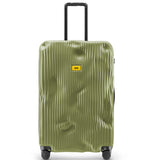 Crash Baggage Stripe Trolley Suitcase - Olive