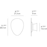 Artemide Facce Wall/Ceiling Tetro Raised LED Light | 7W 3000K 80CRI Dim 2-Wire 120V