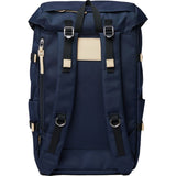 Sandqvist Harald Backpack | Navy/Natural Leather