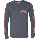 Uom Pine Tree Long Sleeve Shirt | Navy Heather