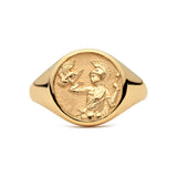 Awe Inspired Athena Signet Ring