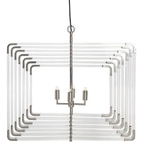 Sonder Living Spiral Acrylic Chandelier | 7 Layer/120V