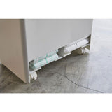 Yamazaki Discreet Diaper Stacker Rolling Cart