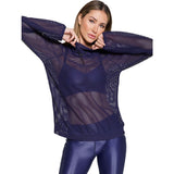 Koral Probe Open Mesh Pullover - Evening Blue