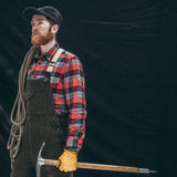 Filson Mackinaw Wool Bibs | Forest Green