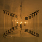 Sonder Living Spiral Acrylic Chandelier | 7 Layer/120V