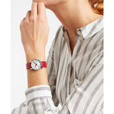 Mondaine Evo2 30mm Big Date Grape Vegan Red Leather | MSE.30210.LCV