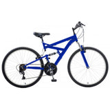 Cycle Force Men's Dual Suspension Mountain Bike | 26" Wheels/18" Frame